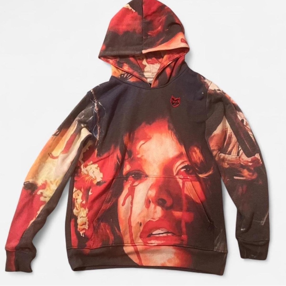 Graphic Print Hoodie for Men